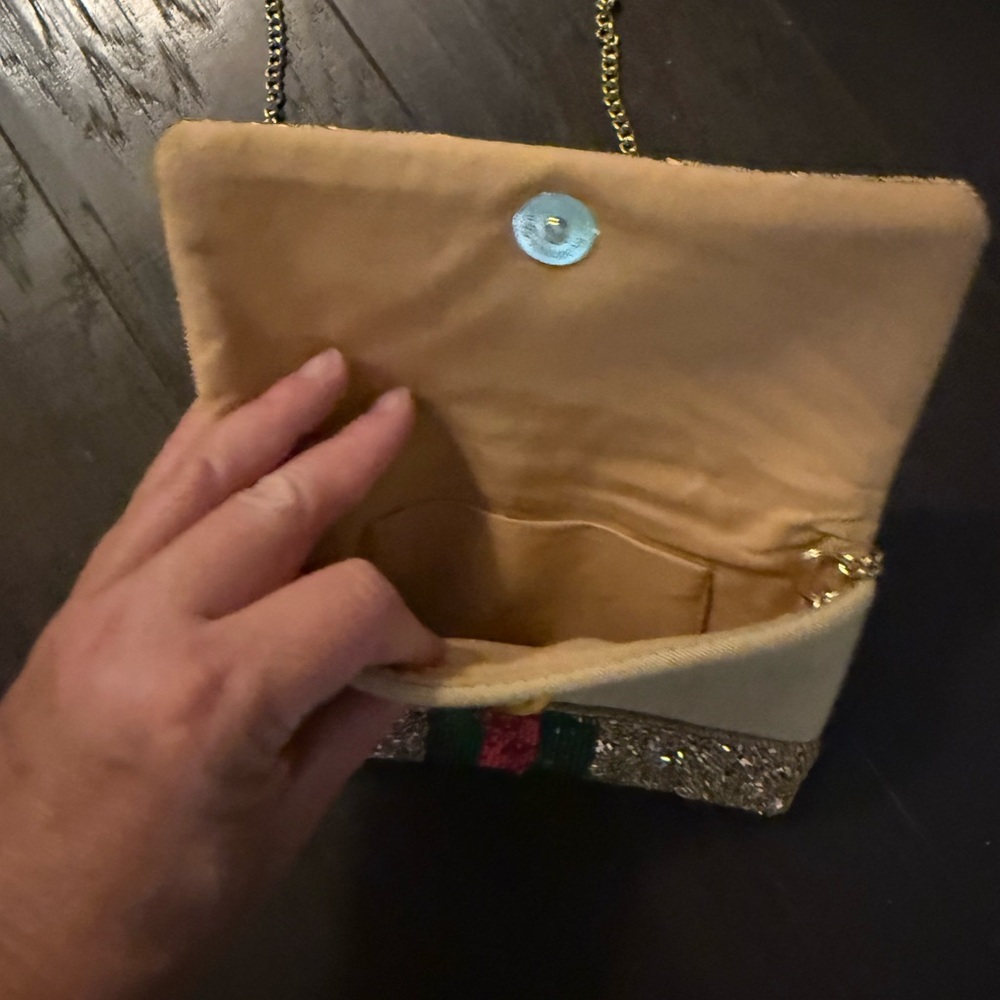 Elegant Gold and Tan Women's Bag